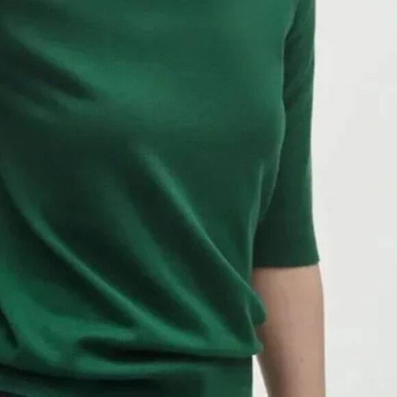 NWT Zara High Collar Turtleneck 3/4 Sleeve - Picture 4 of 9